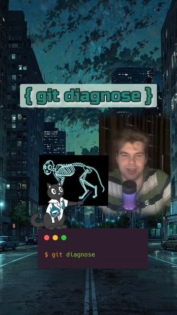 git diagnose на котах #git #it #программирование