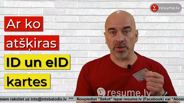 Ar ko atšķiras ID un eID kartes