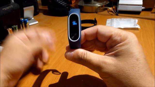 Wristband for Xiaomi Mi Band 2 in Deep Blue color