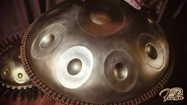 KurPan | Handpan B Romanian Hijaz 9 | B / F# G A# B C# D E F# | латунированный