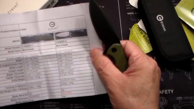CIVIVI Mini Praxis Folding Pocket Knife