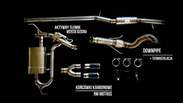 Aktywny układ wydechowy Seat Leon 1.8 T / Downpipe + termoizolacja