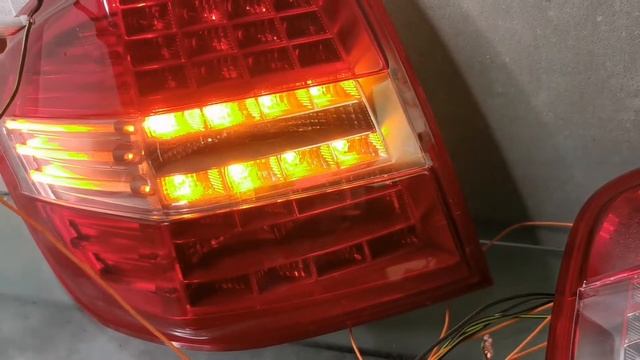Test lamp po wymianie LED w Mercedes ML