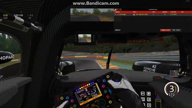 Assetto Corsa - Porsche 919 2016 - Spa - Hotlap