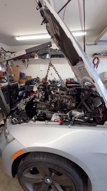 BMW 355i N54 Engine removal