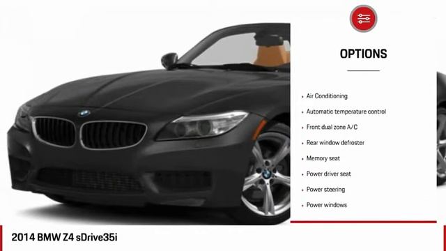 2014 BMW Z4 MW42633A