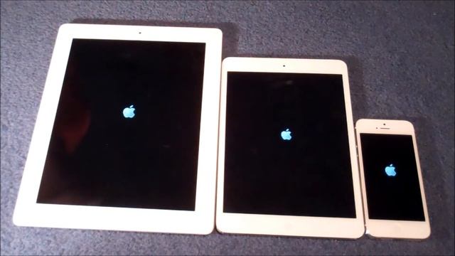 Apple Start / Boot Up Test - iPad, iPhone, iPad Mini