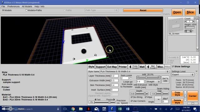 CubeX Duo Screen Solution