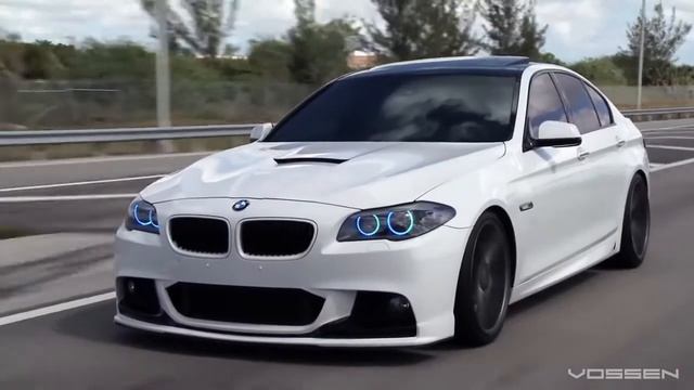BMW F10 5 Series 550i on 20' Vossen