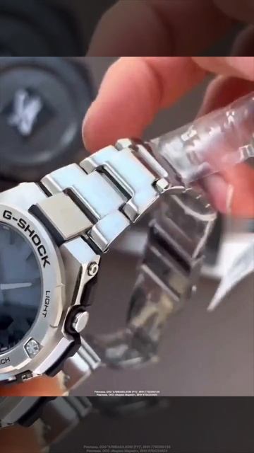 Cтальные часы Casio G-Shock в противоударном корпусе