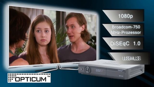 Opticum HD AX-ODiN E2 Linux HDTV Sat Receiver