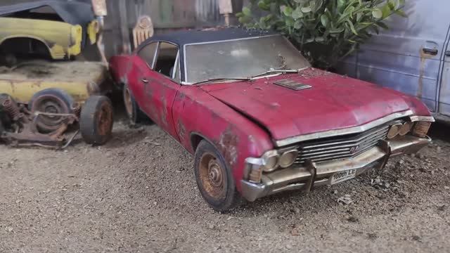 ПОЛНАЯ РЕСТАВРАЦИЯ ИГРУШЕЧНОЙ МОДЕЛИ CHEVROLET IMPALA 1967 ГОДА!!!