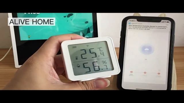 #ALIVEHOME | How does the smart temperature and humidity sensor work?