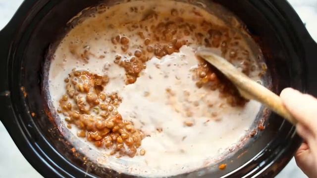 Crockpot Coconut Lentil Curry
