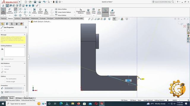 3D CAD MODEL- SOLIDWORKS FOR PRACTICE. EXERCISE #97