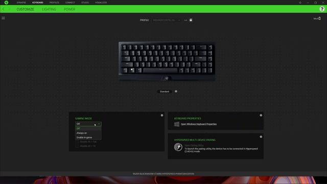 Klávesnice pro náročné - Razer Blackwidow V3 Mini Hyperspeed Phantom Edition