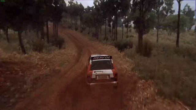 Full stage - Chase camera - Chandlers Creek, Australia - Lancia Delta HF Integrale - Dirt Rally 2.0