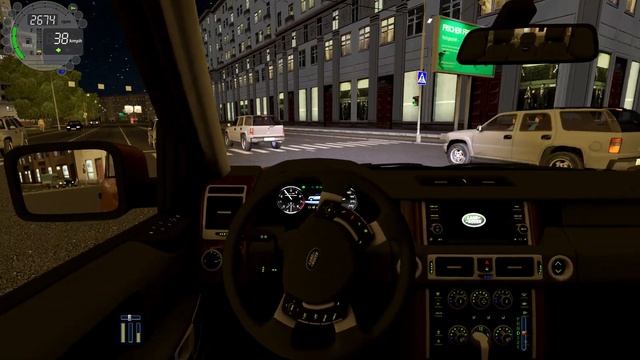 Range Rover Autobiography 2012 City Car Driving Home Edition [Steering Wheel Play]