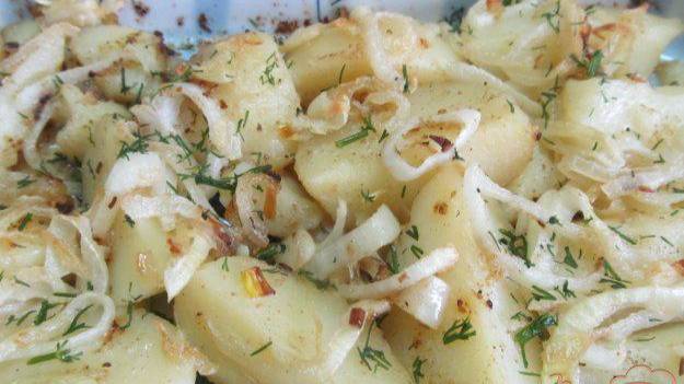 Картофель с луком