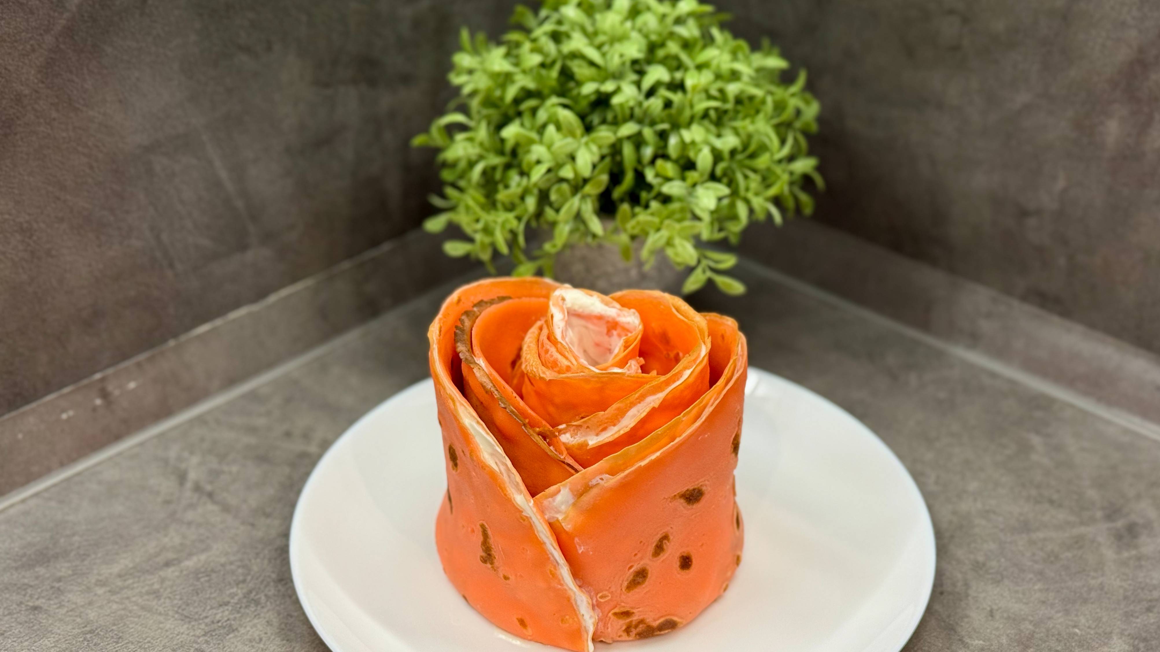 Блинный торт 🌹со сметанным кремом😋