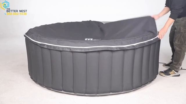 MSpa Silver Cloud Delight Series 6 Person Inflatable Hot Tub