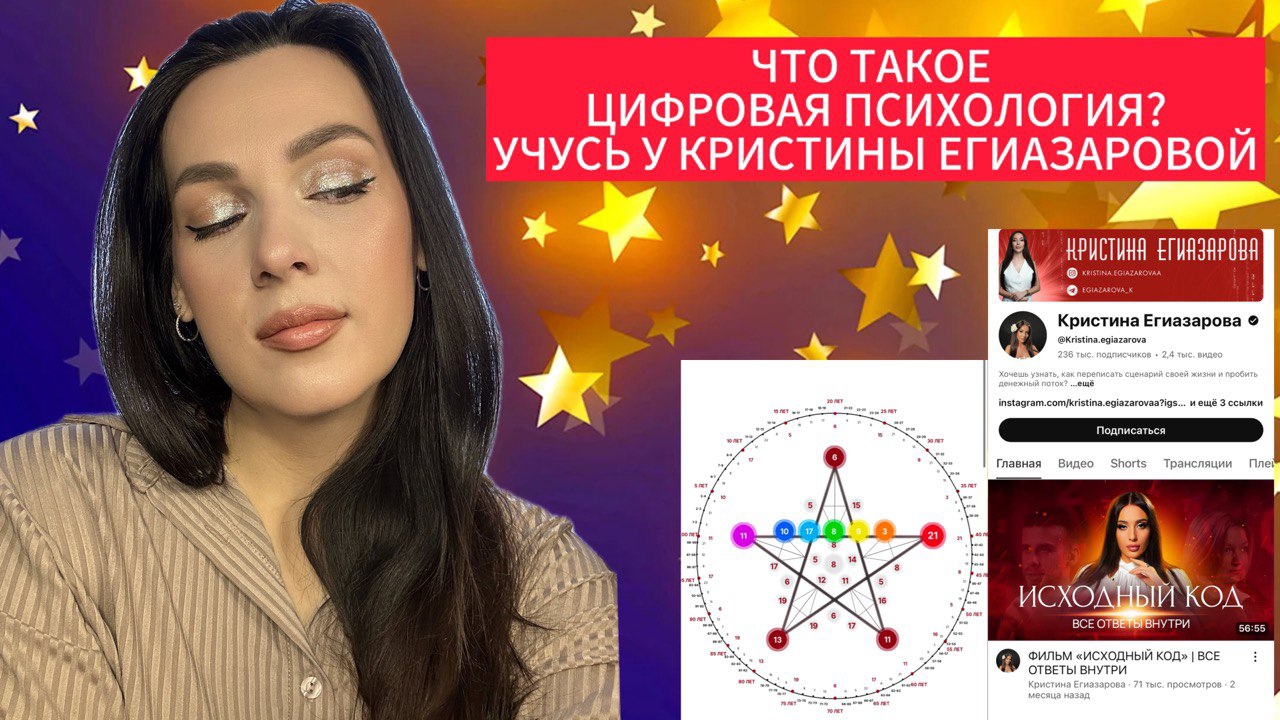 ДЕЛАЮ МАКИЯЖ И РАССКАЗЫВАЮ О ЦИФРОВОЙ ПСИХОЛОГИИ | ЧЕМУ УЧАТ В ШКОЛЕ КРИСТИНЫ ЕГИАЗАРОВОЙ ? ⭐️