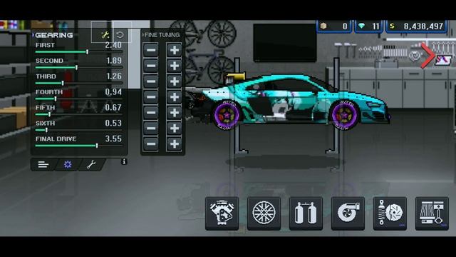 3000HP Audi R8 Build! (6.4s 1/4Mile) - Pixel Car Racer