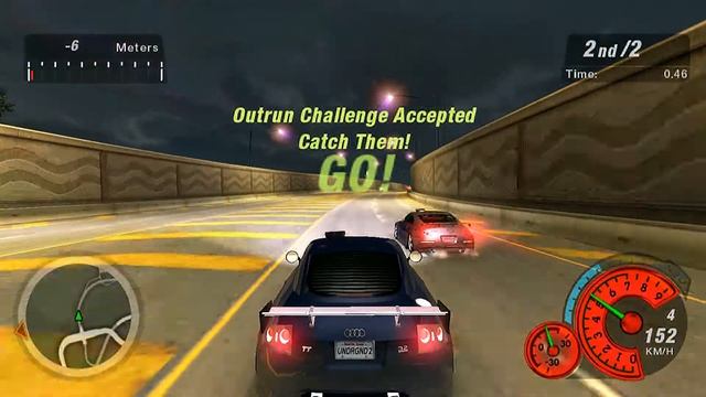 rachinha com audi tt acelerando forte o  peugeot 206 need for speed canal (kayo gameplay)