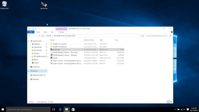 How to format your Qcam Mini Video Camera microSD card in Windows