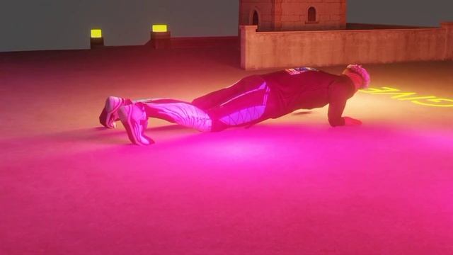 Free Fire X Blender | Alok Got A PushUps 😂