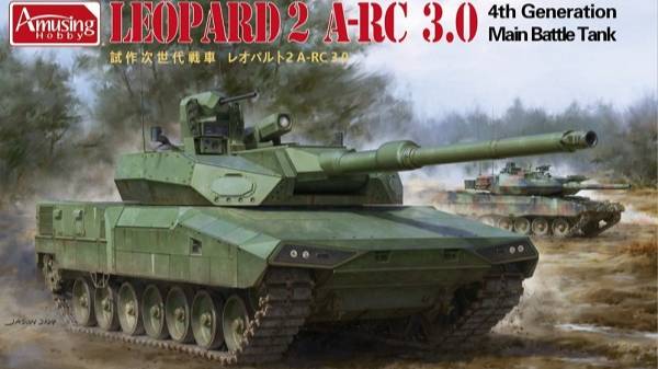 Распаковка Amusing Hobby 1/35 35A062 Leopard 2 A-RC 3.0