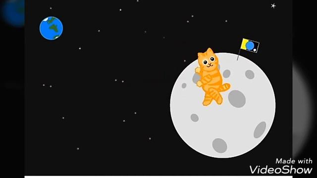 Мультик котик ловит пончик!!!