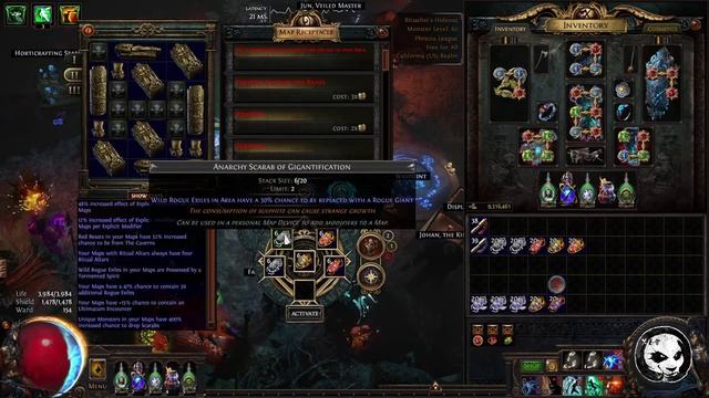 4 Зеркала Каландры за один день - Лучший фарм в Path of Exile 1.