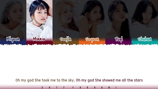 (G)I-DLE – 'OH MY GOD' Lyrics [Color Coded_Han_Rom_Eng]