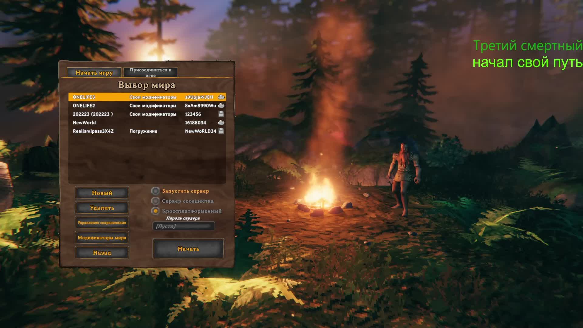 Valheim. Выживание 3. Есть только одна жизнь.