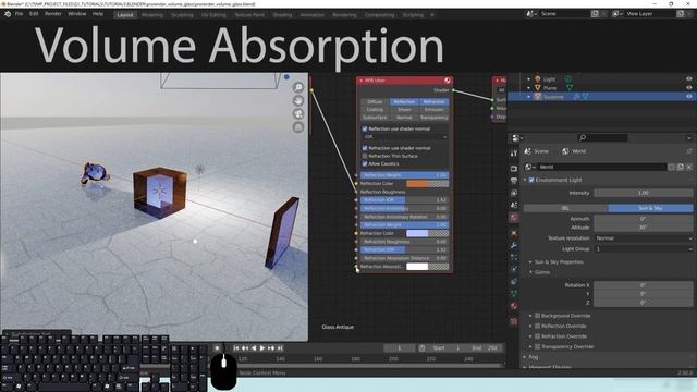 AMD Radeon ProRender | Advanced Glass Shading with Volume Absorption