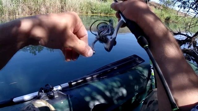Мормышинг в жару, красноперка клюёт как из пулемета!