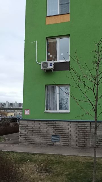 Установка кондиционера.