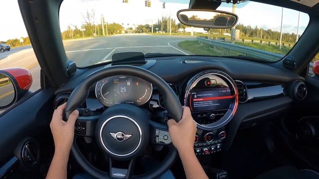 2022 MINI Cooper JCW CONVERTIBLE  - POV TEST DRIVE