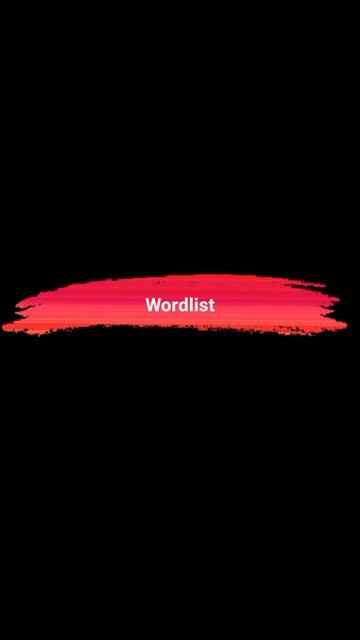 what is Wordlist |password cracking | Ethical Hacking video