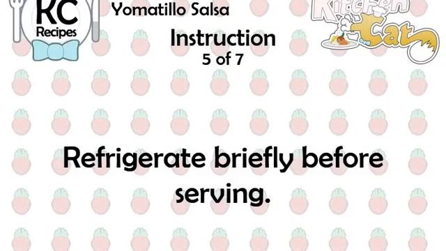 Yomatillo Salsa - Kitchen Cat