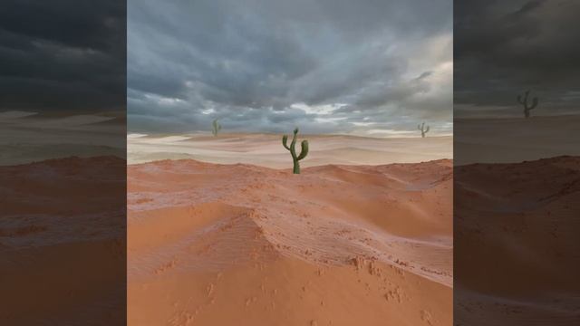 Desert in blender 3D