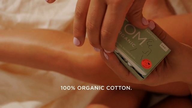 TOM Organic Tampons I 100% Organic Cotton. Nothing Else I Know The Difference