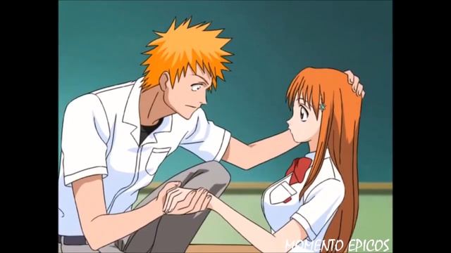 ichigo besa y mira los pechos de orihime español latino   la bella orihime