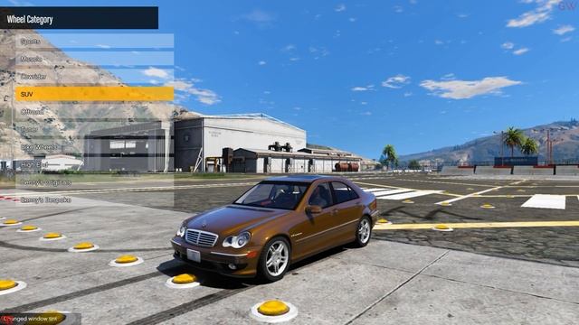 GTA V - Mercedes Benz C32 AMG 2004 Walk-around HD (MVGA, VisualV, NVR)