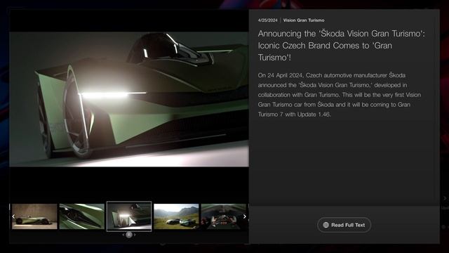 Gran Turismo 7 Skoda Vision GT Available on 04/25/2024