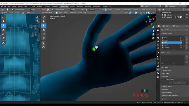 HOW TO MAKE VR AVATARS IN BLENDER PT2