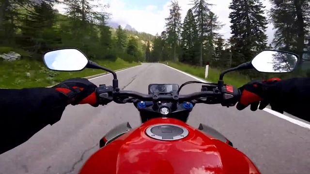 Chasing fast BMW GS down a mountain road || raw onboard ep.6