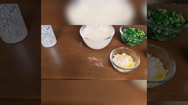 Ленивые пирожки с яйцами и зелёным луком!
