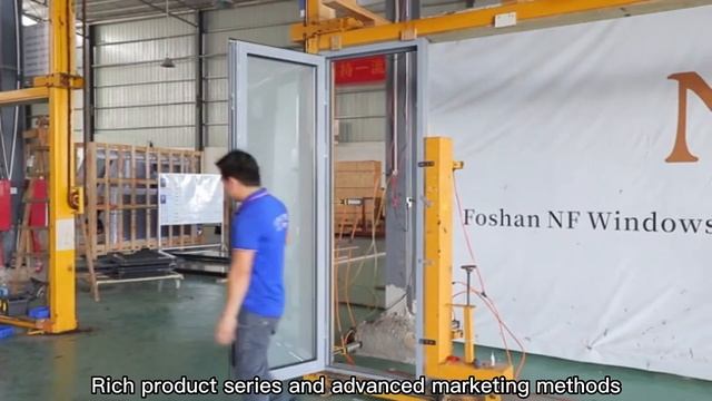 Large modern curtain wall doors and windows